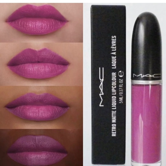 m a c retro matte liquid lip colour slipper orchid MAC Cosmetics | Makeup | Mac Retro Matte Liquid Lipcolour Slipper Orchid
